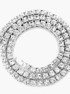 Silver Cuban Link Chain for Men Miami Cuban Link Chain Silver Cuban Chain 18"